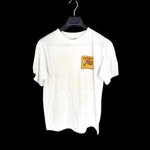 Vintage Pacifico Clara Beer T-Shirt Large White Cerveceria Graphic Tee 50/50